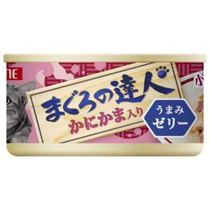 PetLine 貓罐頭 貓濕糧推薦：日本Petline 貓罐頭 吞拿魚達人系列 蟹肉棒 80g (TC15)