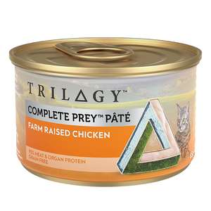 Trilogy 貓罐頭 貓濕糧推薦：Trilogy 貓罐頭 無穀物主食罐 雞肉配方 85g (SV10004)