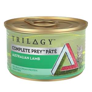 Trilogy 貓罐頭 貓濕糧推薦：Trilogy 貓罐頭 無穀物主食罐 澳洲羊肉配方 85g (SV10001)