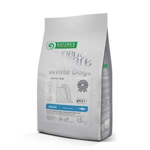 Nature's Protection 狗糧推薦：Nature's Protection 狗糧 去淚痕美毛配方 鯡魚 小型成犬 1.5kg (WDHE341.5K)