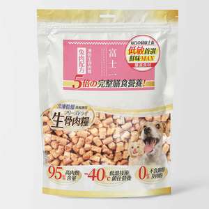 富士一 小食 貓零食 寵物零食推薦：富士一 凍乾 貓狗糧 生骨肉主食糧 兔肉配方 500g (款式隨機)
