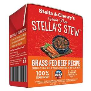 Stella & Chewy's 狗罐頭 狗濕糧推薦：Stella & Chewy's 狗濕糧 單一材料燉肉系列 草飼牛肉 11oz (SS-B-11)