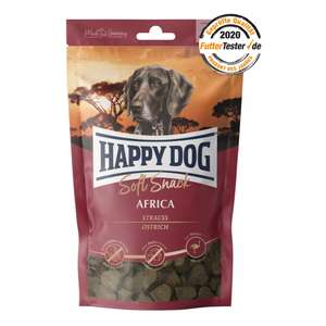 Happy Dog 狗零食推薦：Happy Dog 狗小食 非洲鴕鳥肉無縠物配方 Africa 100g (60685)
