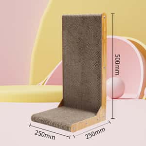 貓抓板 貓爬架 貓玩具 HelloDOG 玩具嚴選 瓦楞紙貓抓板 直立式牆角貓咪磨爪抓板