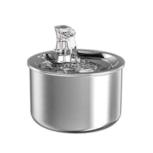 飲食用具 寵物飲水機 不銹鋼USB活水流動過濾飲水器