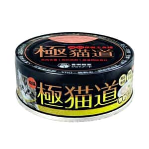 極貓道 貓罐頭 極貓道 貓罐頭 幼貓主食罐 鮪魚+雞肉 80g (粉紅罐) (JF-5030) 
