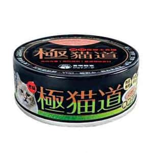 極貓道 貓罐頭 極貓道 貓罐頭 老貓主食罐 鮪魚+南瓜 80g (粉紅罐) (JF-5023)