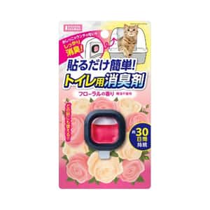 貓砂盆用消臭用品 日本MARUKAN 貓砂盆專用黏貼除臭劑 花香味
