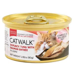 CATWALK 貓罐頭 CATWALK 貓主食罐 吞拿魚 + 三文魚 Tuna with Salmon Entrée 80g (CW-GRC)