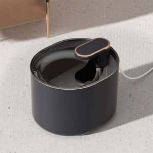 飲食用具 寵物飲水機 USB智能寵物飲水器 藍黑