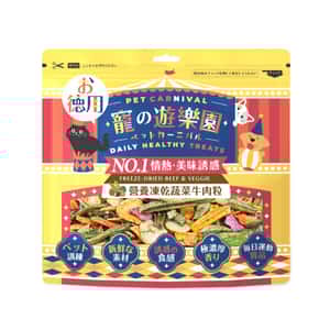 寵之遊樂園 狗零食 寵之遊樂園 狗零食 訓犬小食 風乾營養凍乾蔬菜牛肉粒 500g