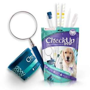 狗狗保健用品推薦：CheckUp Pro 狗用尿液檢測套裝(家用健康檢測) (TKDP)