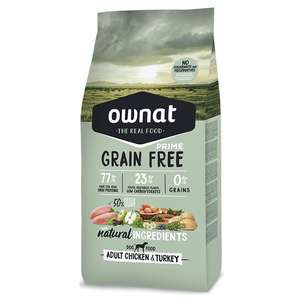 ownat 狗糧推薦：ownat 狗糧 成年犬糧 放牧雞肉與火雞 大顆粒 12kg (31600)