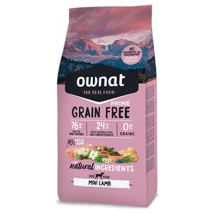 ownat 狗糧推薦：ownat 狗糧 全齡犬糧 放牧草飼小羔羊 小顆粒 3kg (31437)