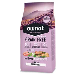 ownat 貓糧 ownat 全齡貓糧 放牧雞⾁與火雞 已絕育, 體重管理配⽅ 1kg(31458)