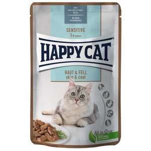 Happy Cat 貓罐頭 貓濕糧推薦：Happy Cat 貓濕糧 皮膚及毛髮配方 85g (70624)
