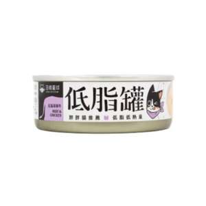 汪喵星球 貓罐頭 貓濕糧推薦：汪喵星球 貓罐頭 DogCatStar 貓咪低脂無膠主食罐 元氣草飼牛 80g (FM260)