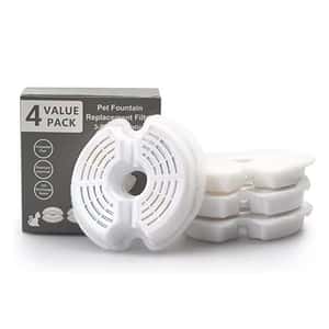 飲食用具 Billipets ⼩花寵物飲⽔器 濾芯 4片裝 (NS-17072F)