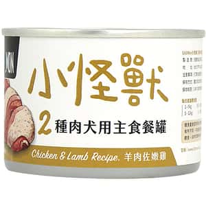 怪獸部落 狗罐頭 怪獸部落 1&2種肉狗主食罐 羊肉佐嫩雞 165g (A023)