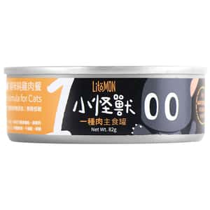 怪獸部落 貓罐頭 怪獸部落 1種肉貓主食罐 純雞肉 82g (A000)