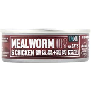 怪獸部落 貓罐頭 怪獸部落 野味貓主食罐 麵包蟲雞肉 82g (A014)