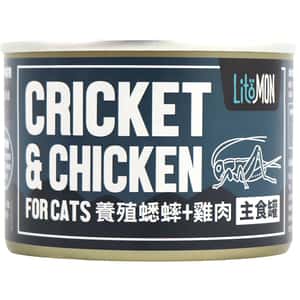 怪獸部落 貓罐頭 怪獸部落 野味貓主食罐 蟋蟀雞肉 165g (A038)