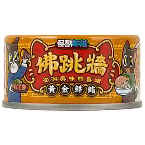 怪獸部落 貓罐頭 怪獸部落 貓犬副食罐 佛跳牆 黃金鮮鮪 80g (C335)