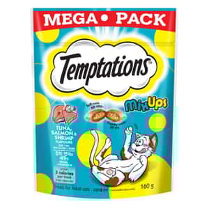Temptations 貓零食 Temptations 三重奏貓零食 吞拿魚+三文魚及蝦 160g (10250092)
