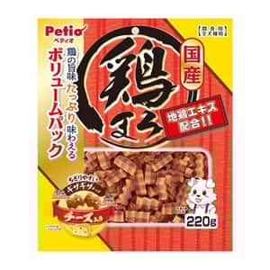 Petio 狗零食 Petio 狗零食 日本產濃郁蒸雞肉+芝士波浪條 220g (W14048) (90503106)
