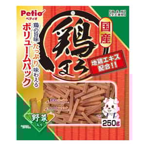 Petio 狗零食 Petio 狗零食 日本產濃郁蒸雞條 高纖蔬菜 250g (90503105)
