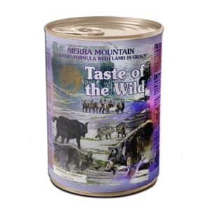 Taste of the Wild 狗罐頭 狗濕糧推薦：Taste of the Wild 狗罐頭 無穀物主食罐 湯汁煮羊肉粒 390g (90301337)