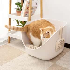 汪喵星球 DogCatStar 專利小白鯨砂盆 奶茶杏 (49.5*41.5*35cm) (GC886) (圖片3)