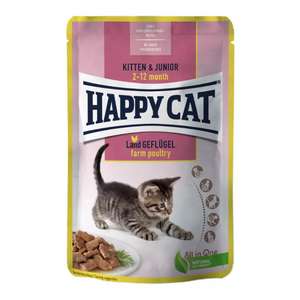 Happy Cat 貓罐頭 貓濕糧推薦：Happy Cat 貓濕糧 初生及幼貓配方 雞肉 85g (70616)