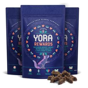 YORA 狗零食推薦：YORA 狗獎勵小食 昆蟲單一蛋白 40g (P00124)