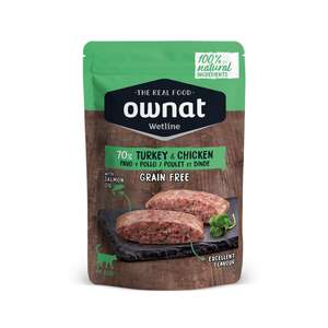ownat 貓罐頭 貓濕糧推薦：ownat 貓濕糧 放牧火雞與雞肉 85g (57000)