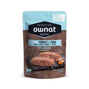 ownat 貓罐頭 貓濕糧推薦：ownat 貓濕糧 放牧雞肉與吞拿魚 85g (57006)