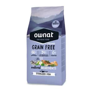 ownat 貓糧 ownat 全齡貓糧 混合魚類與肉類 已絕育 體重管理配⽅ 8kg (31608)