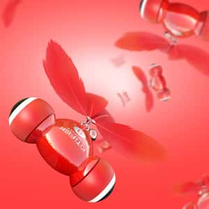 其他 貓玩具 Kiti Fish 全自動智能嚴選貓玩具 奔跑機械老鼠 紅色 1個