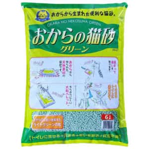 豆腐貓砂 日本Hitachi 豆腐貓砂 綠色綠茶味 6L
