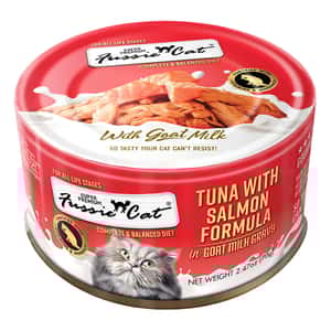 Fussie Cat 貓罐頭 Fussie Cat 貓罐頭 主食罐 極品吞拿魚 + 三文魚 Tuna with Salmon Formula in Goat Milk Gravy 70g (FUM-GRC)