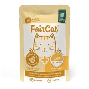 Green Petfood 貓罐頭 貓濕糧推薦：Green Petfood FairCat Care 貓主食濕糧 腎臟泌尿道配方 蛋氨酸+蔓越莓 85g (GW2152)