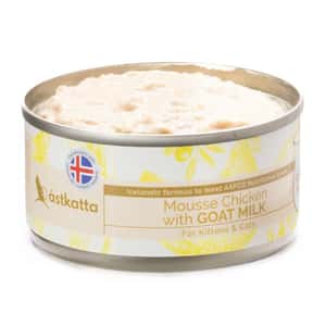 Astkatta 貓罐頭 Astkatta 冰島罐 貓罐頭 羊奶罐系列 雞肉羊奶慕絲 80g (P00136-1)