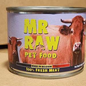 MR RAW 貓罐頭 貓濕糧推薦：MR RAW 純天然罐頭 牛肉配方 200g (貓狗共用) (B200g)