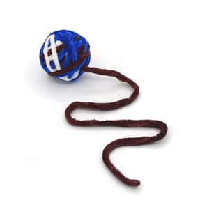 HelloDOG 玩具嚴選 貓貓自嗨 彩色毛線逗貓球 (顏色隨機) (圖片5)