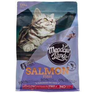 Meadowland 貓糧 貓乾糧推薦：Meadowland 貓糧 美毛配方 三文魚 1.81kg (ML0015F)
