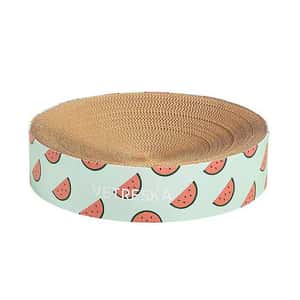 貓抓板 貓爬架 貓玩具 VETRESKA ⻄瓜貓抓窩 44x10x44cm (vk12766) 