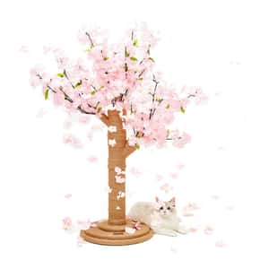 貓抓板 貓爬架 貓玩具 VETRESKA 櫻花樹貓爬架 36x36x68cm (vk11196) 