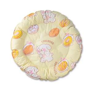 TOUCHCAT 貓咪日常用品推薦：TOUCHCAT 圓型冰涼墊 黃色曲奇 65 x 65 cm (TDBE0192A)