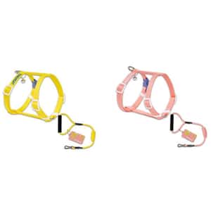 貓頸帶 貓頸圈 TOUCHCAT 貓⽤⼯字胸背套裝 15cn (顔色隨機)