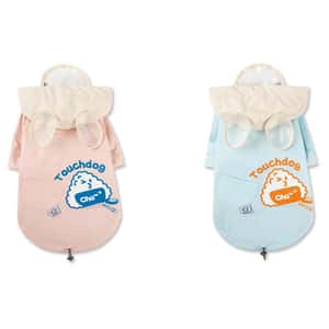 TOUCHDOG TOUCHDOG ⼩飯團寵物雨衣 S (顔色隨機) 